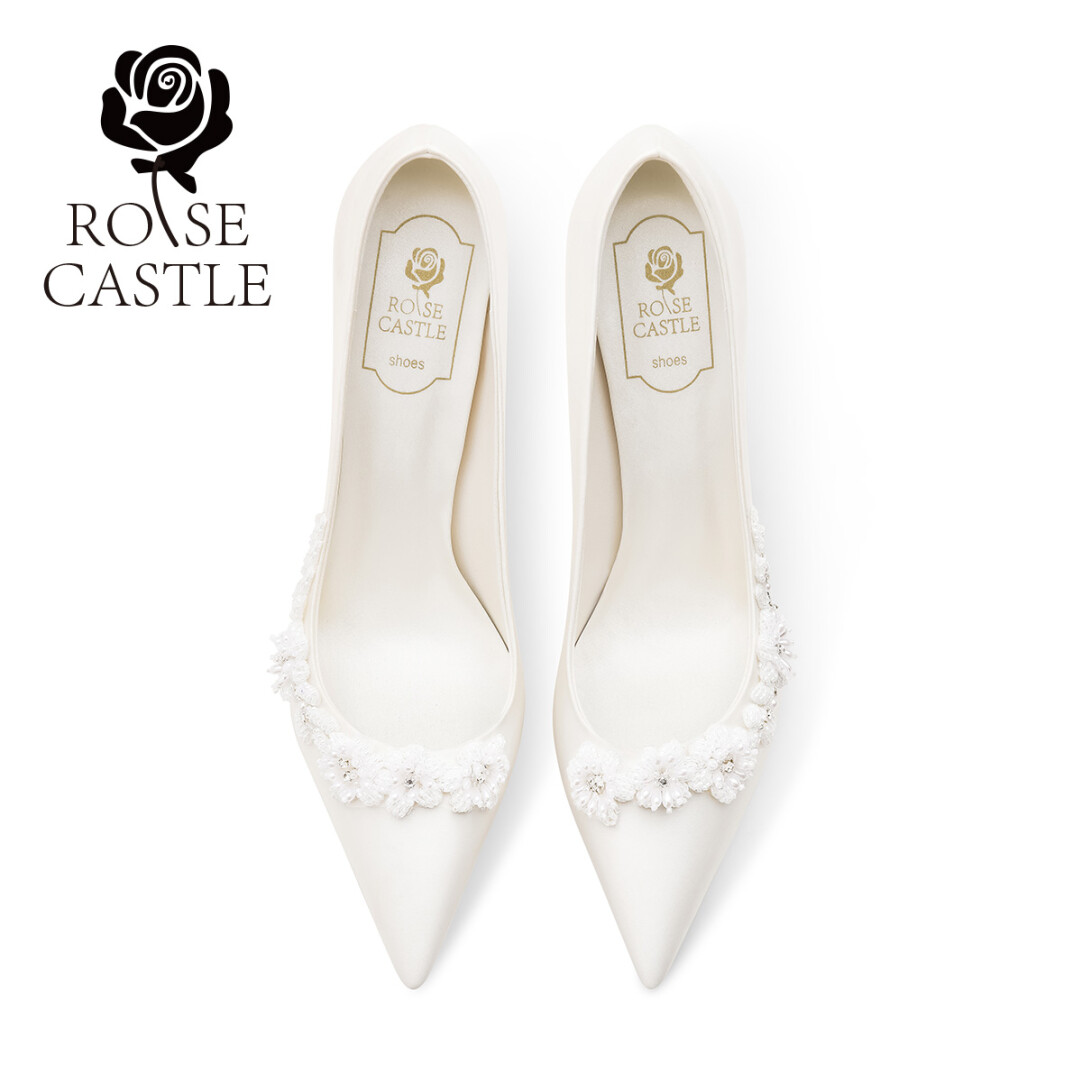 Edelweiss French Bridal Heels