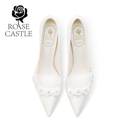 Edelweiss French Bridal Heels