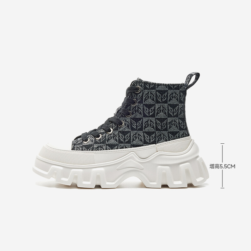  Monogram High-Top Sneakers
