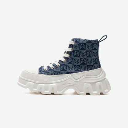  Monogram High-Top Sneakers