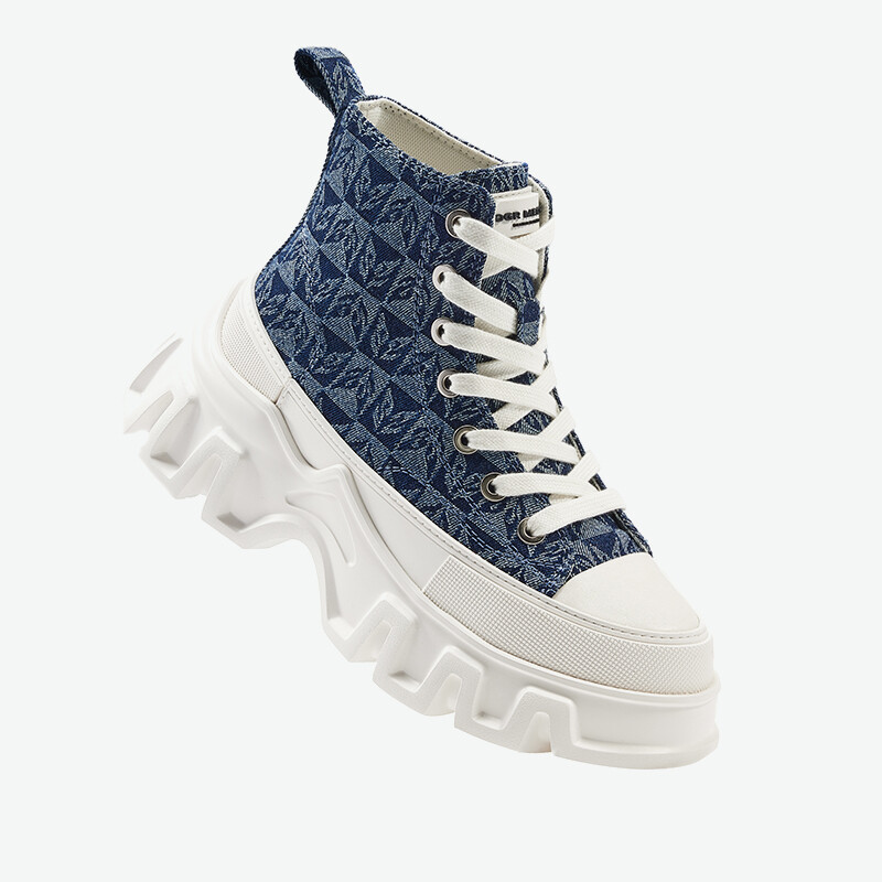 Monogram High-Top Sneakers