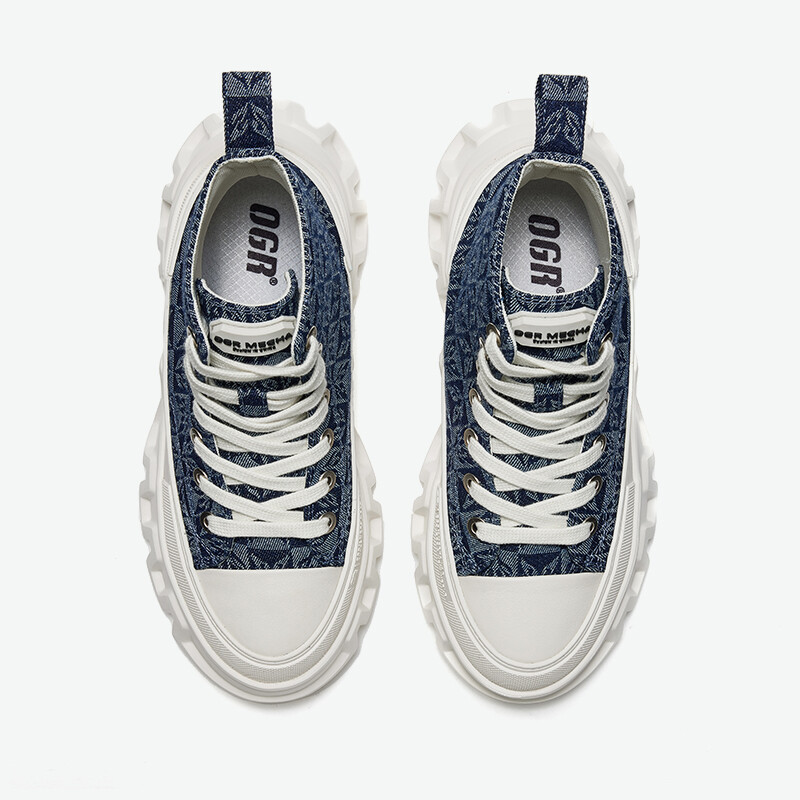  Monogram High-Top Sneakers