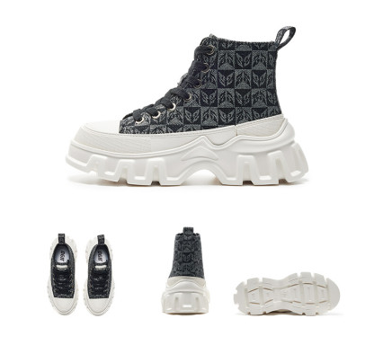  Monogram High-Top Sneakers