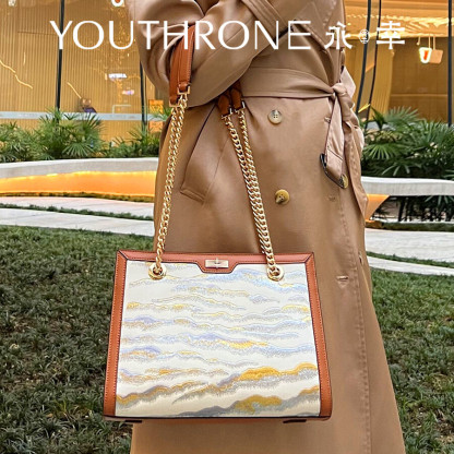 Mountain Embroidered Bag