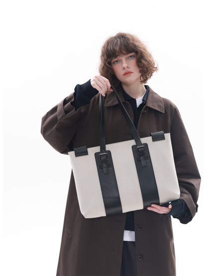 Designer Briefcase – Canvas Tote Laptop Bag