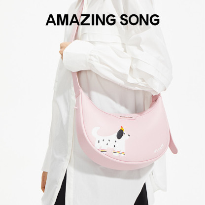Pet Collaborative Half Moon Bag