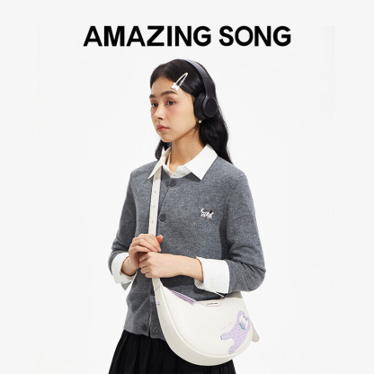 Pet Collaborative Half Moon Bag