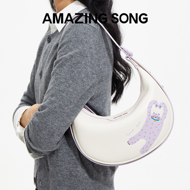 Pet Collaborative Half Moon Bag