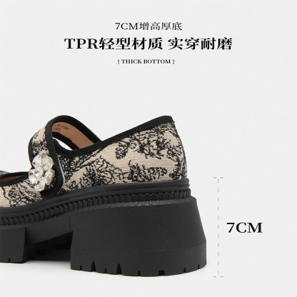 New Chinese-style Mary Jane shoes