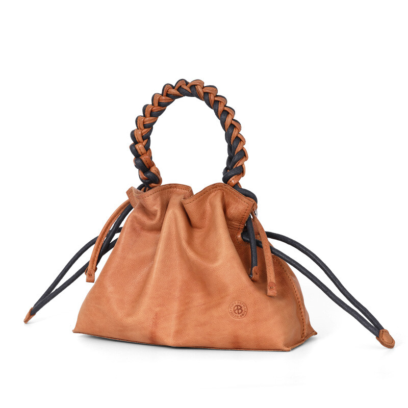 Vintage Woven Dumpling Bag