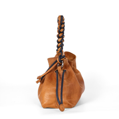 Vintage Woven Dumpling Bag