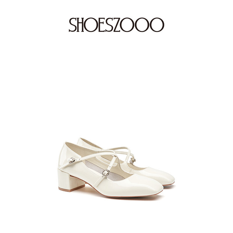 CASSIE Patent Leather  Mary Jane Shoes