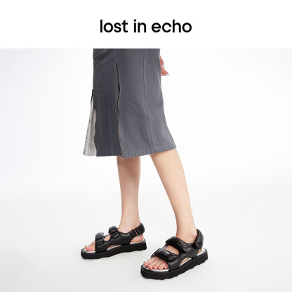 Thick Sole Strappy Sandals