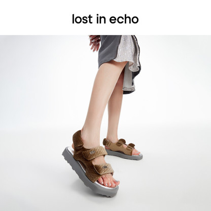 Thick Sole Strappy Sandals