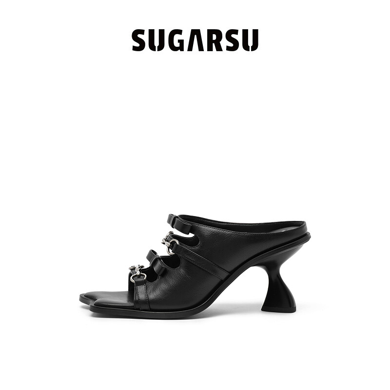 Butterfly Sole Open-Toe Heel Sandals