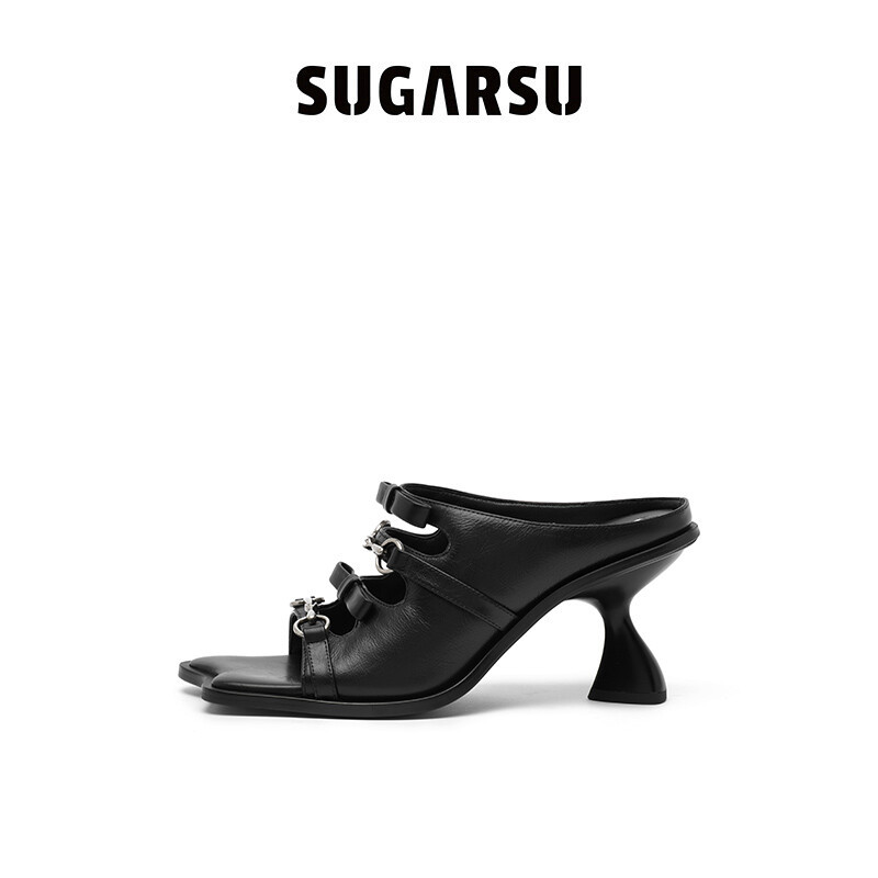 Butterfly Sole Open-Toe Heel Sandals