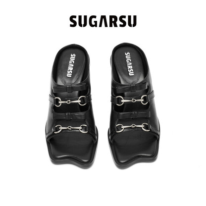 Butterfly Sole Open-Toe Heel Sandals