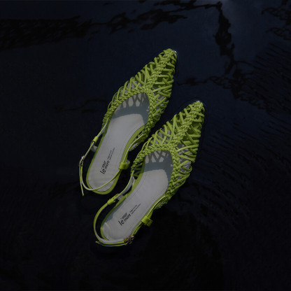 Handcrafted woven sandals