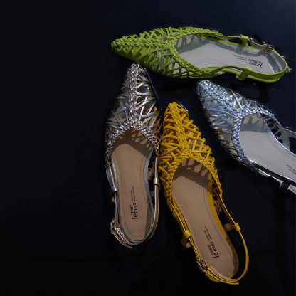 Handcrafted woven sandals