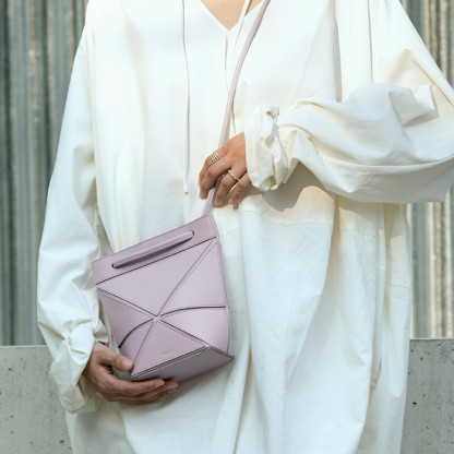 FACET Foldable Drawstring Bag