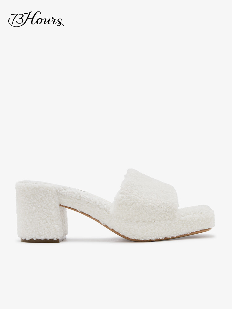 Spring Bouquet Chunky Heel Sandals