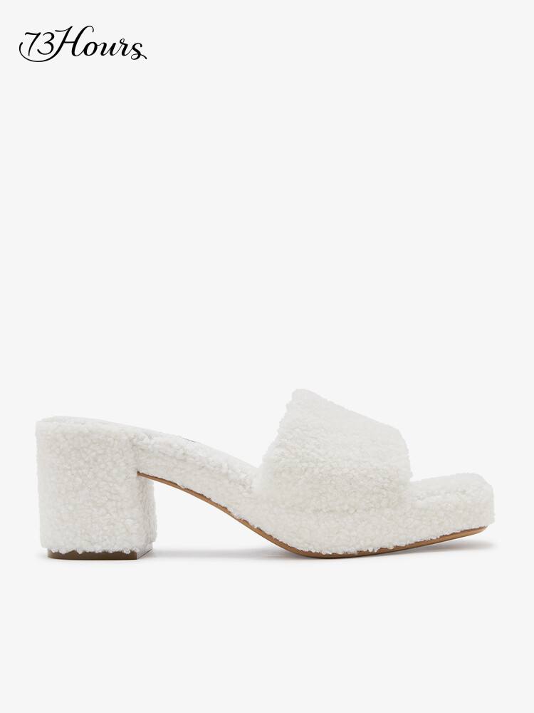 Spring Bouquet Chunky Heel Sandals
