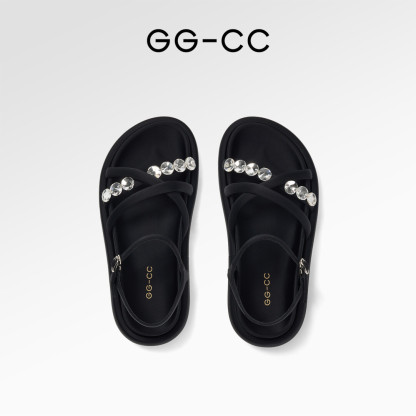 Ocean Star Rhinestone Slippers