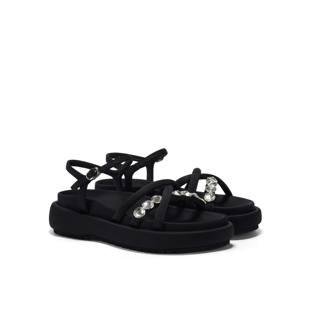 Ocean Star Rhinestone Slippers