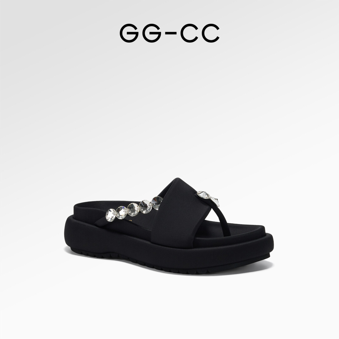 Ocean Star Rhinestone Slippers