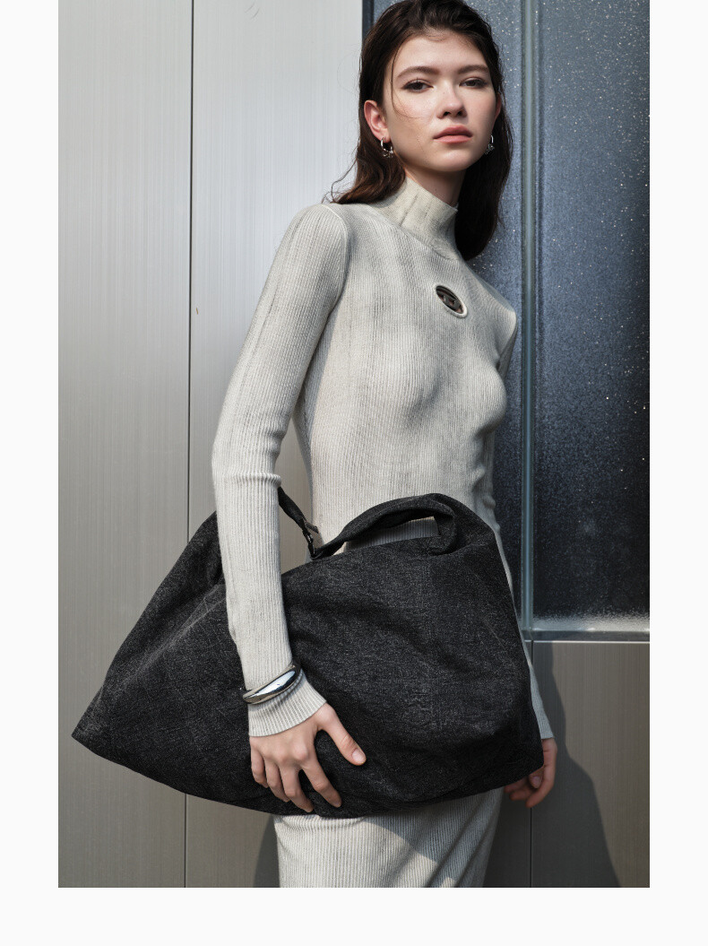 Denim Holo Bag