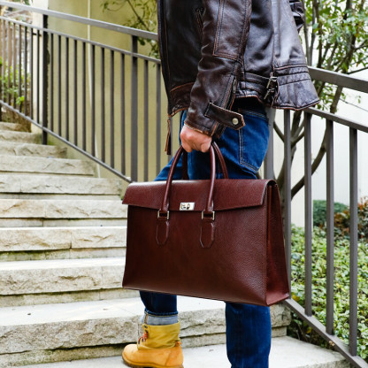Handmade Leather Briefcase 