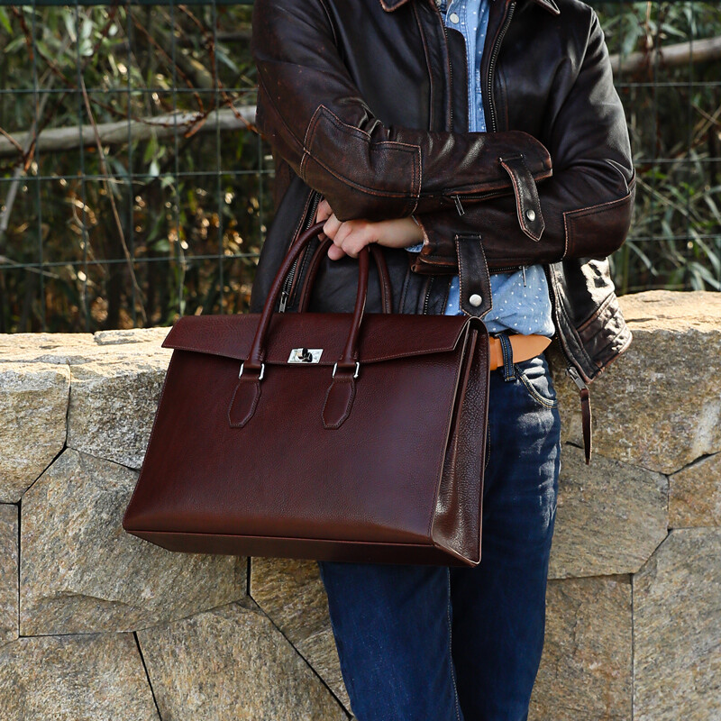 Handmade Leather Briefcase 