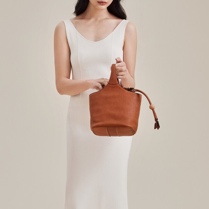 Lychee Pattern Bucket Bag