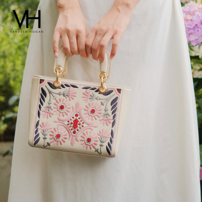 Floral Embroidery Handbag