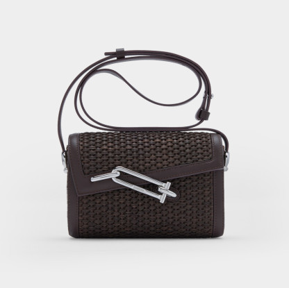 Woven Medium Box Lock Bag