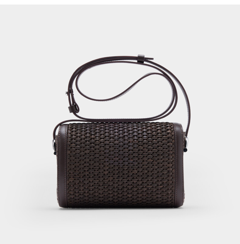Woven Medium Box Lock Bag