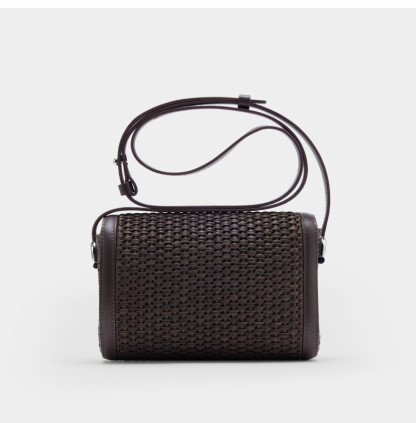 Woven Medium Box Lock Bag