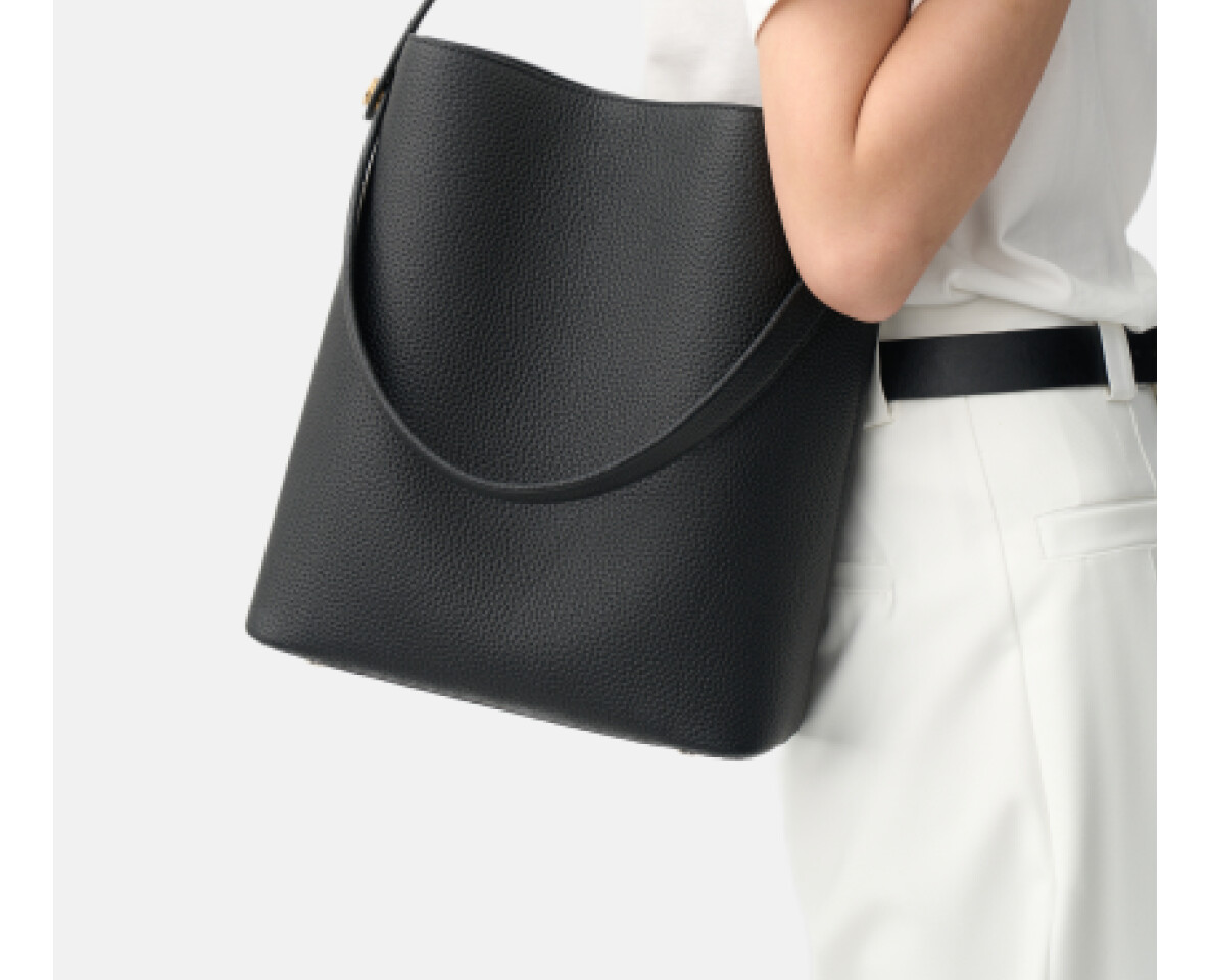 Double Strap Bucket Bag