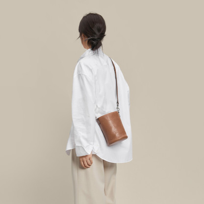 Drawstring Bucket Bag