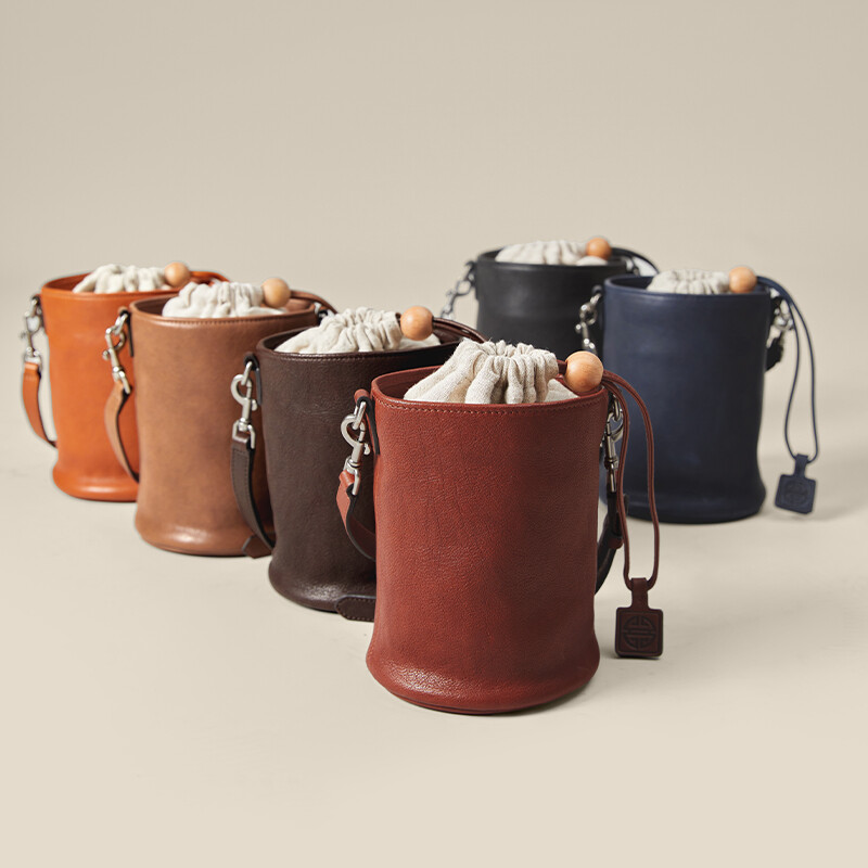 Drawstring Bucket Bag