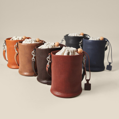Drawstring Bucket Bag