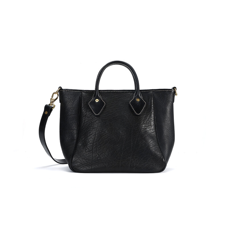 Retro Leather Tote Bag