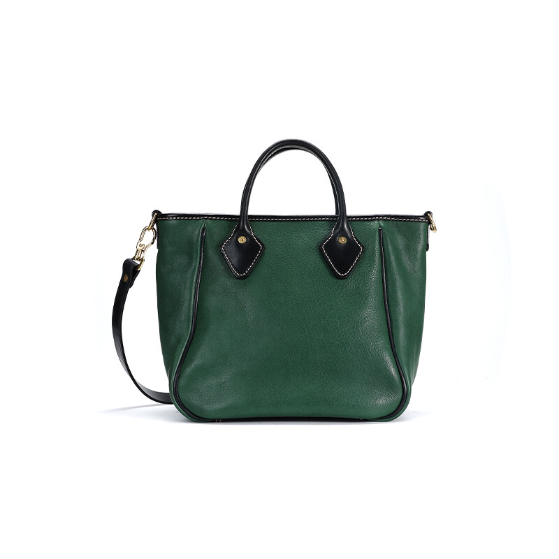 Retro Leather Tote Bag