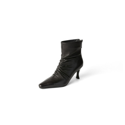 Wrinkled Stiletto Boots