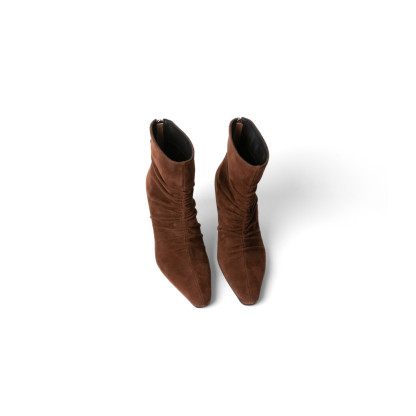 Wrinkled Stiletto Boots