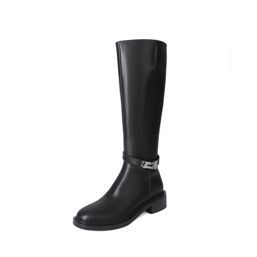 Dudu Exclusive Leather Tall Boots