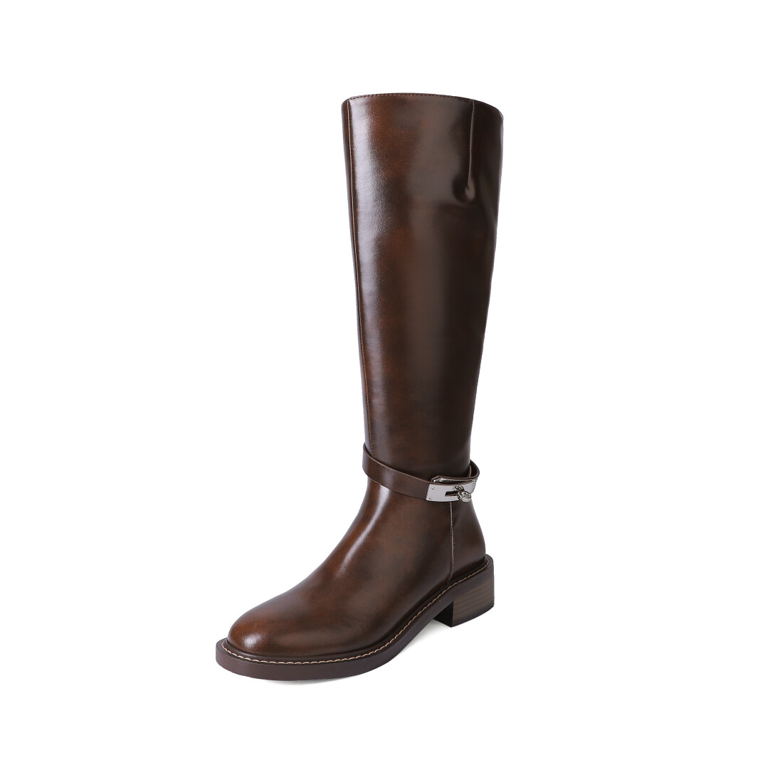 Dudu Exclusive Leather Tall Boots