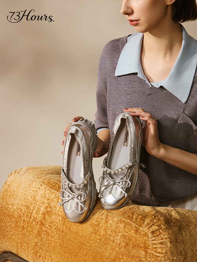 Star Spinning Ballet Flats