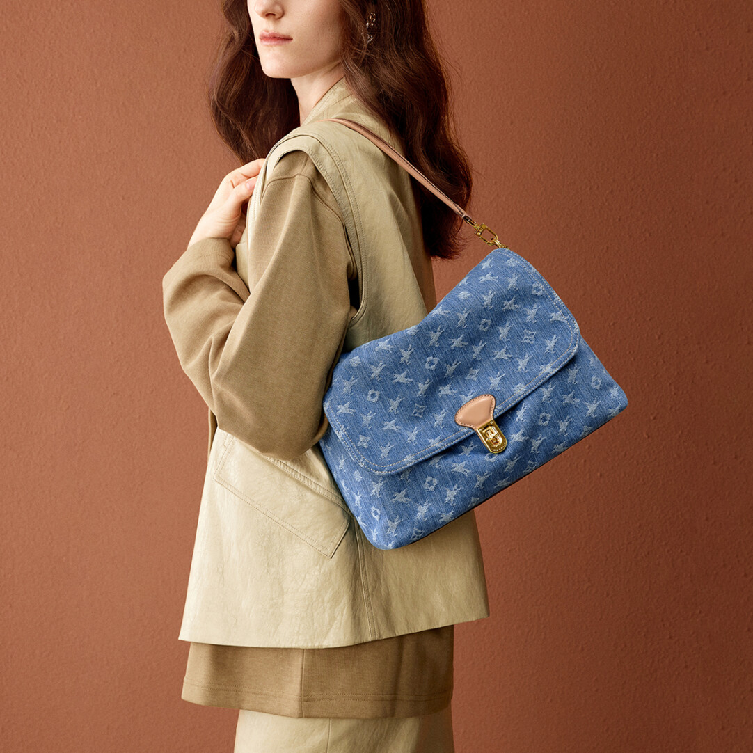 Sling Bag Denim Flying Horse