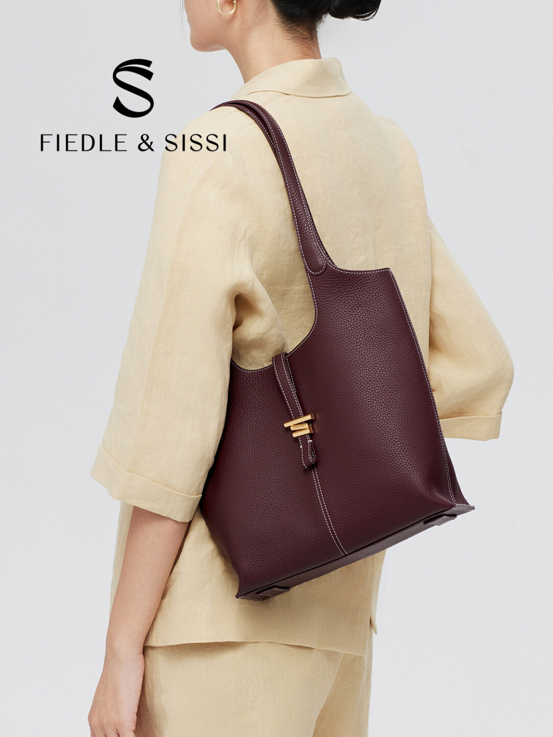 Wind Chime Leather Bag